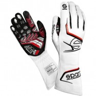 SPARCO ARROW WHITE/RED FIA DRIVER GLOVE