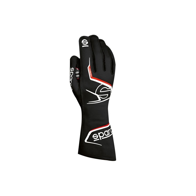 SPARCO ARROW FIA DRIVER GLOVE BLACK/RED