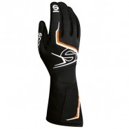 SPARCO TIDE FIA PILOT GLOVE BLACK/ORANGE