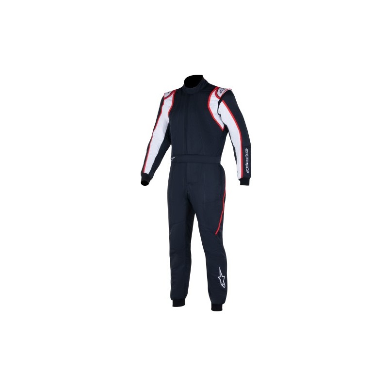 ALPINESTARS GP RACE V2 SUIT FIA BLACK/WHT/RED