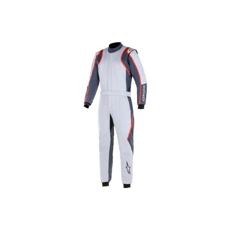 ALPINESTARS GP RACE V2 SUIT FIA SLV/ASP/RED