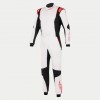 GP TECH V4 FIA RACING SUIT WHITE BLACK RED