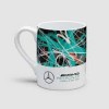Mercedes AMG Petronas Motorsport Graffity Mug 310 ml Stoneware