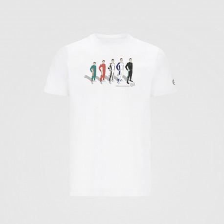 Mercedes-AMG Petronas George Russell Graphic Limited Edition T-shirt White