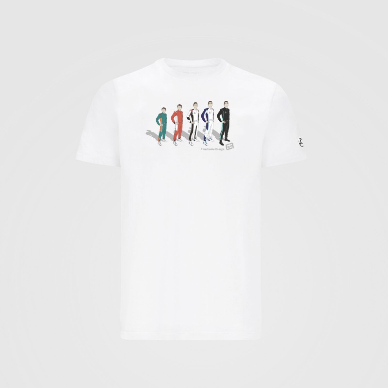Mercedes-AMG Petronas George Russell Graphic T-shirt White