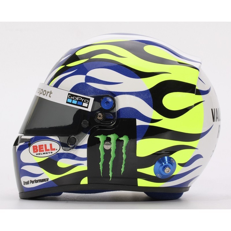 Mini Casco Valentino Rossi VR46 1/5 – Collezione Ufficiale 2025, Multicolore, Taglia Unica Per Adulti E Collezionisti