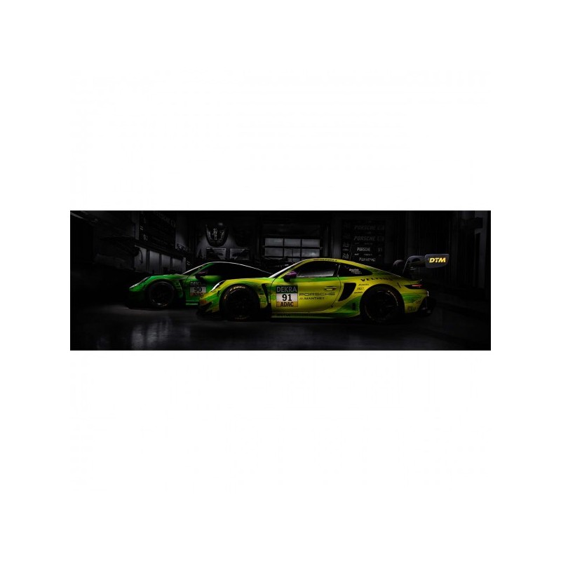 Manthey Art Print - Porsche 911 GT3R Grello DTM Team Champion 2023 90X30CM Limited Edition 25pieces