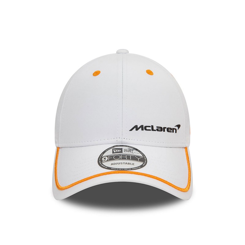 McLaren Automotive Contrast Piping White 9FORTY Adjustable Cap