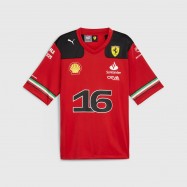 Scuderia Ferrari F1 Team Charles Leclerc Football Special Edition T-Shirt Red