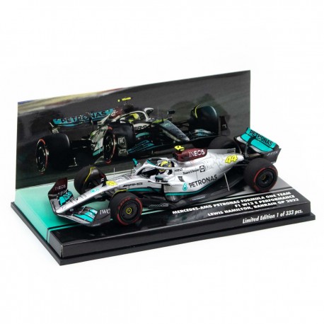 Lewis Hamilton Mercedes AMG Petronas W13 F 1 Bahrain GP 2022 Limited Edition 333 pcs Scale 1/43