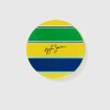 Ayrton Senna Magnet Round 50mm