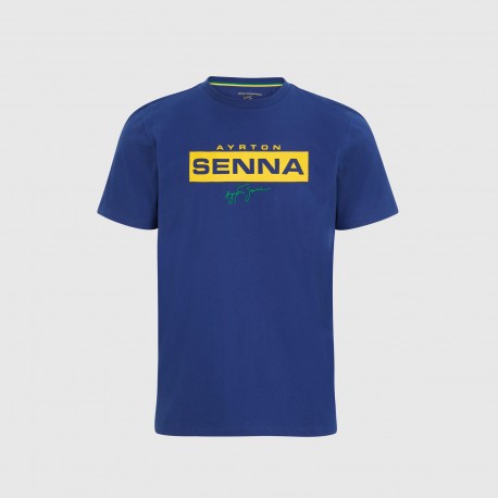Ayrton Senna T-shirt Blue