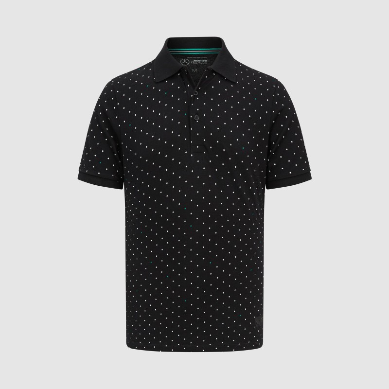 Mercedes-AMG F1 Team Polka Dot Polo Black