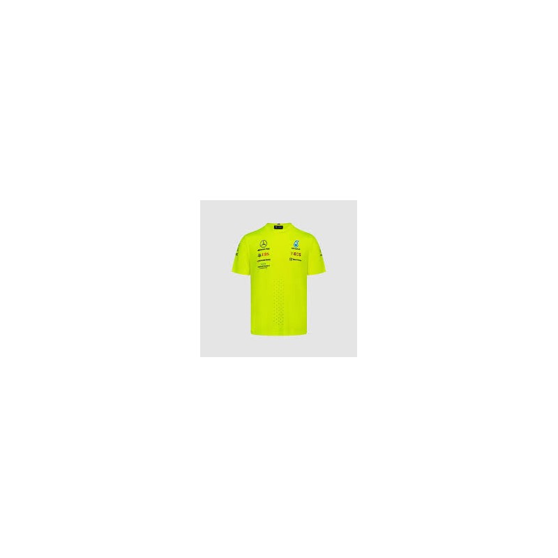 Mercedes-AMG Petronas F1 Team Team Set Up T-Shirt Neon