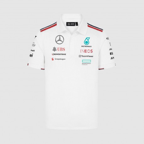 Mercedes-AMG F1 Team 2024 Team Polo White