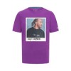Mercedes-AMG F1 Team Lewis Hamilton Portrait Purple T-shirt