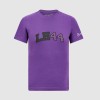 Mercedes-AMG F1 Team Purple Kids Lewis Hamilton LH44 T-shirt