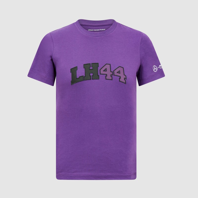 Mercedes-AMG F1 Team Purple Kids Lewis Hamilton LH44 T-shirt