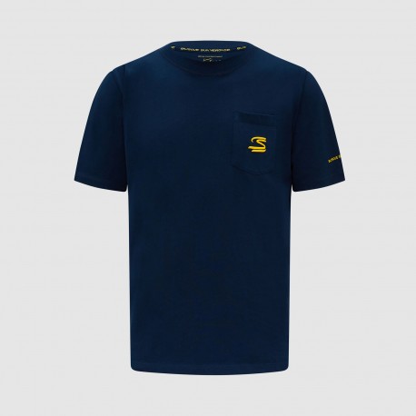 Ayrton Senna T-shirt Small S Navy T-Shirt