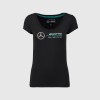Mercedes-AMG Petronas F1 Team Womens Team Logo Black T-Shirt