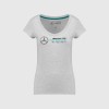 Mercedes-AMG Petronas F1 Team Womens Team Logo T-Shirt Grey