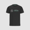 Mercedes-AMG Petronas F1 Team Kids Large Logo Black T-Shirt