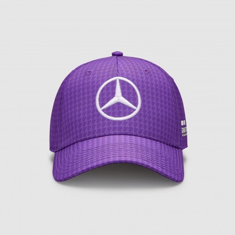 Mercedes-AMG F1 Team Kids Lewis Hamilton 44 Purple Cap