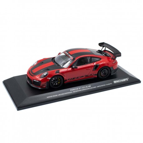 Manthey-Racing Porsche 911 GT2 RS MR 2018 Record lap Scale 1/18 red Limited Edition 300 pcs