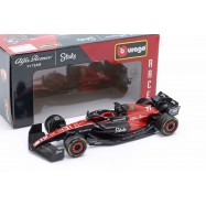 Bburago Scale 1/43 Race Alfa Romeo C43 2023 77 Valtteri Bottas
