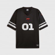 Scuderia Ferrari F1 Team Collection Las Vegas GP Black Football Jersey