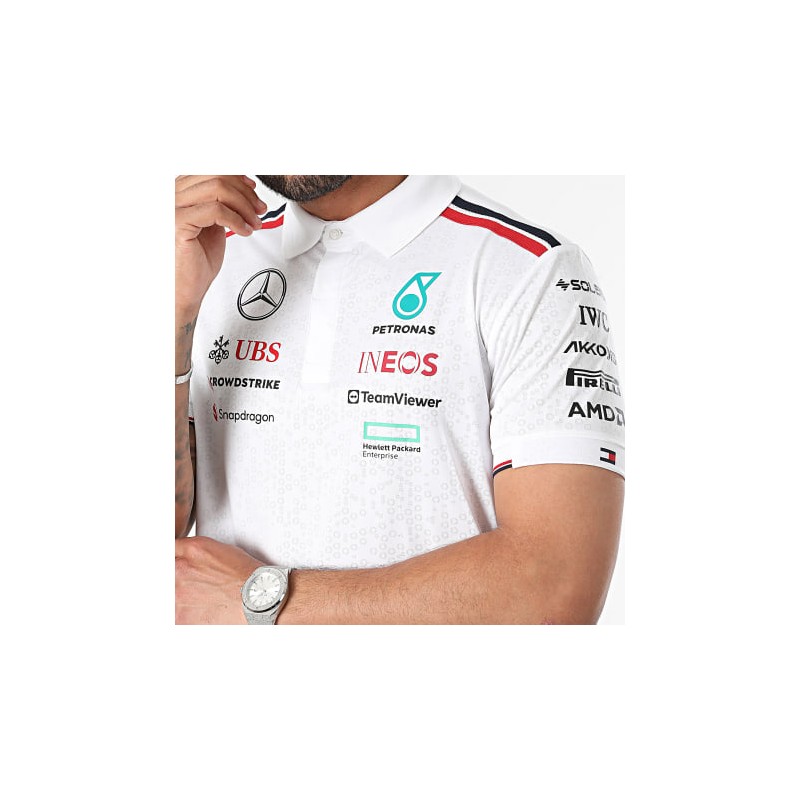 Mercedes-AMG F1 Team 2024 Team Polo White