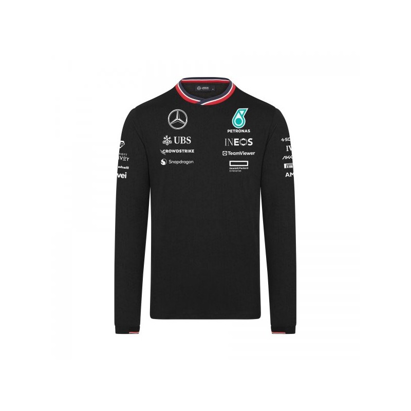 Mercedes-AMG Petronas F1Team 2024 Team Longsleeve Tee Black