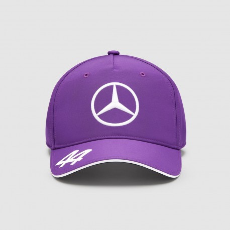 Mercedes-AMG F1 Team Kids 2024 Lewis Hamilton 44 Purple Cap