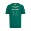Aston Martin F1 Team 2024 Fernando Alonso Green T-shirt