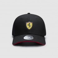 Scuderia Ferrari F1 Team Black Classic Logo Cap