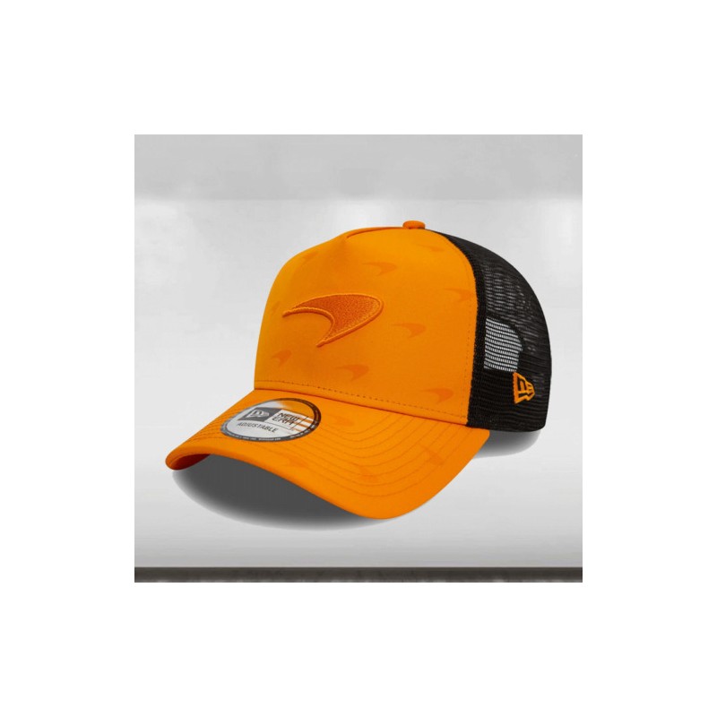 McLaren F1 Tean Speedmark New Era Trucker Cap Orange /Black