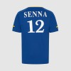 Ayrton Senna Stripe T-shirt Blue