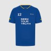 Ayrton Senna Stripe T-shirt Blue