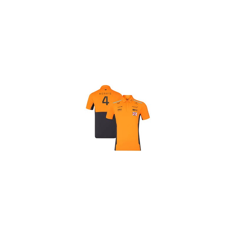 McLaren F1 Τeam Lando Norris 4 Polo Papaya