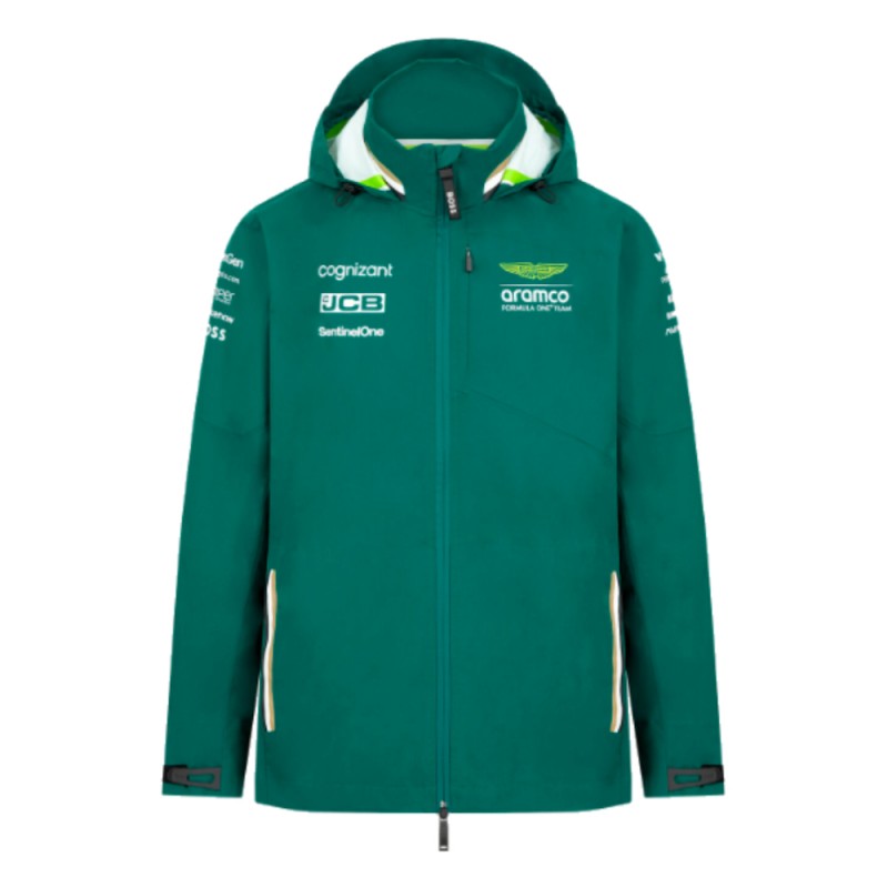 Aston Martin F1 Team Green Team Rain Jacket