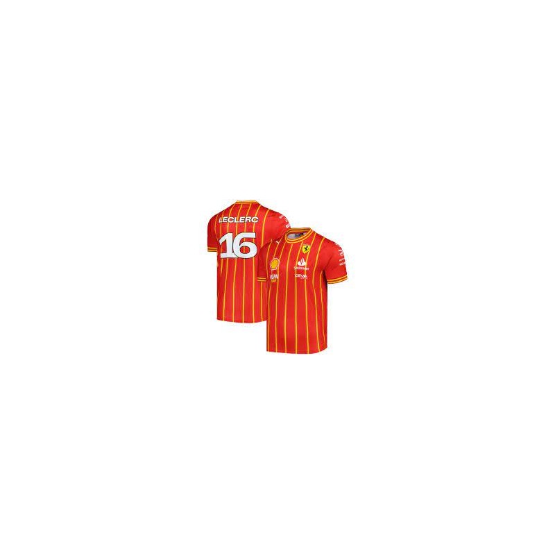 Scuderia Ferrari F1 Team Charles Leclerc Soccer Jersey