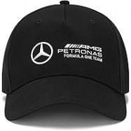 Mercedes-AMG F1 Team Kids Black Large Logo Cap