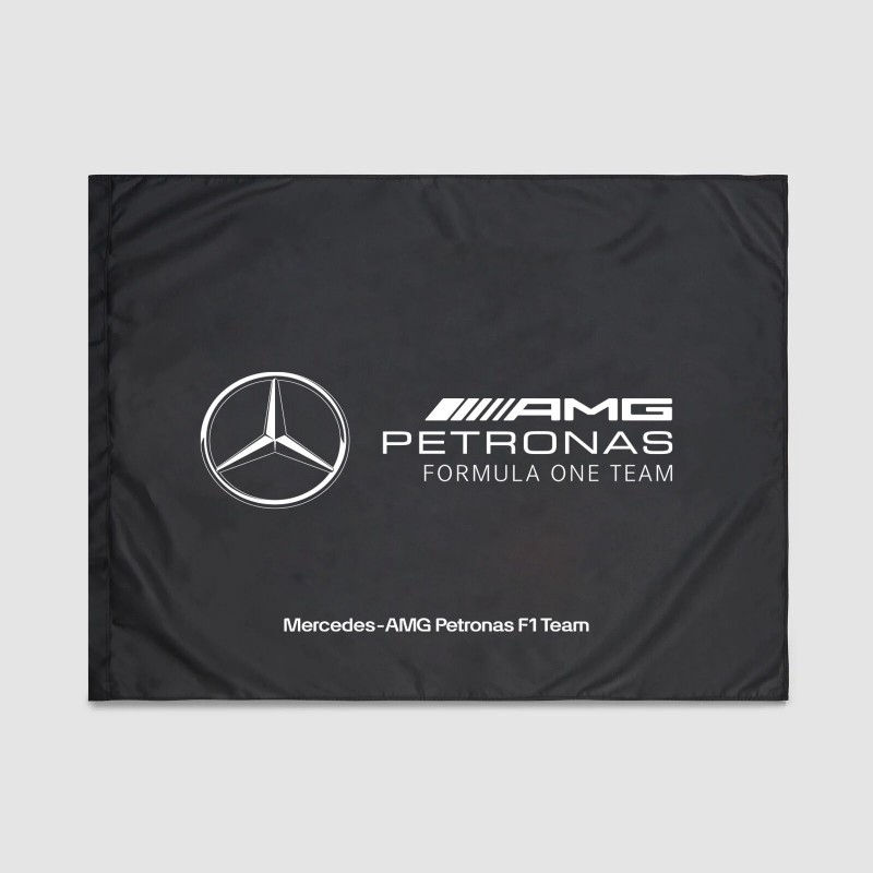 Mercedes-AMG F1 Team Flag Black 90cm x 120cm