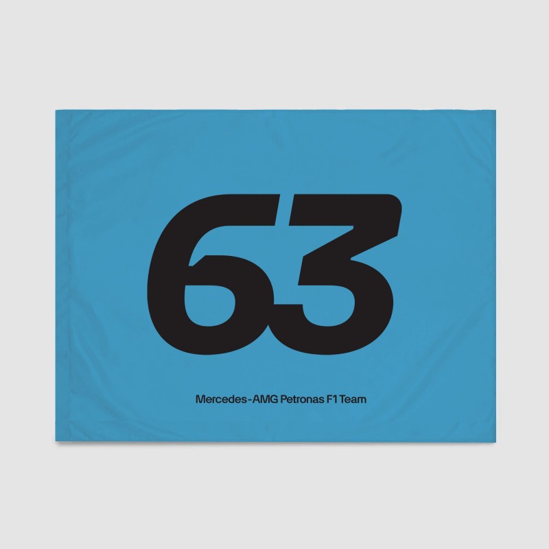 Mercedes-AMG F1 Team 90cm x 120cm George Russell Flag