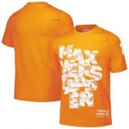 Red Bull Racing F1 Max Verstappen Expression Orange T-shirt